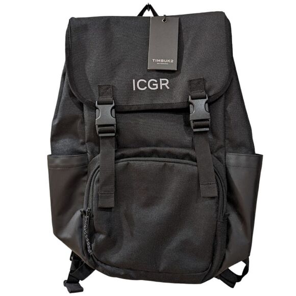 Timbuk2 Incognito Flap Pack in Urban Black Commuter Backpack Unisex One Size NWT - Picture 1 of 8